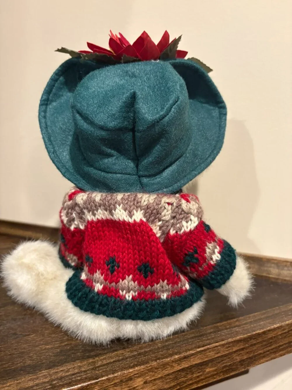 NWT, Boyds Bear: Mrs. Figgy Pudding, poseable